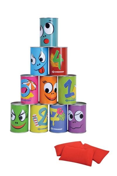 Produktbild: SCHILDKR&Ouml;T Dosenwurfspiel, Set 10 Dosen