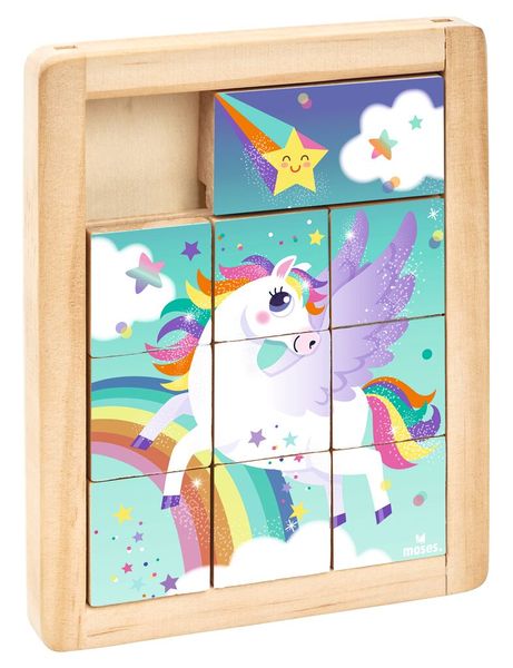 Produktbild: Kleine Schiebepuzzle aus Holz