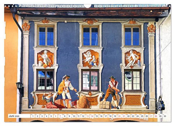 Produktbild: Oberbayerische L&uuml;ftlmalerei (Wandkalender 2026 DIN A3 quer), CALVENDO Monatskalender
