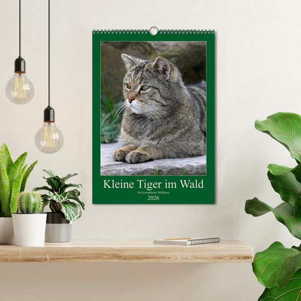 Produktbild: Kleine Tiger im Wald (Wandkalender 2026 DIN A3 hoch), CALVENDO Monatskalender