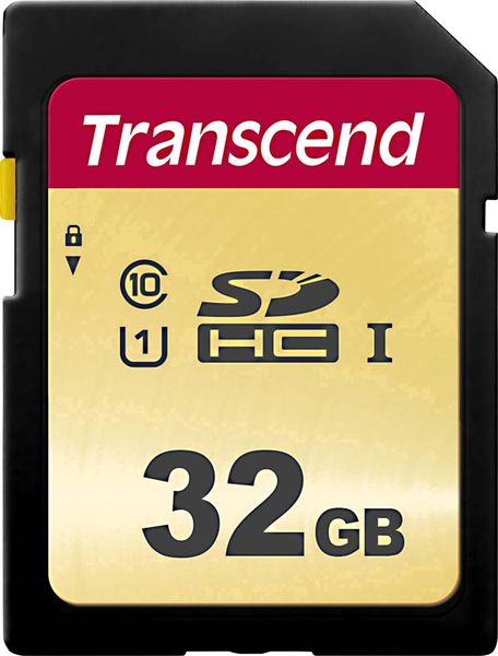 Transcend Premium 500S SDHC-Karte 32GB Class 10, UHS-I, UHS-Class 1