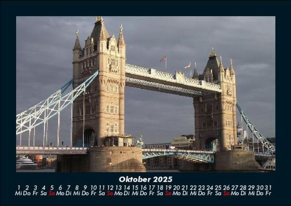 Produktbild: London 2025 Fotokalender DIN A5