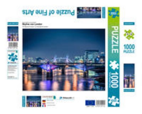 CALVENDO Puzzle Skyline von London | 1000 Teile Lege-Größe 64x48cm Foto-Puzzle für glückliche Stunden