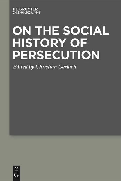 Produktbild: On the Social History of Persecution