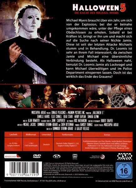 Produktbild: Halloween 5 - Die Rache des Michael Myers