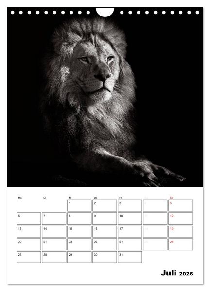 Produktbild: Charakterk&ouml;pfe aus der Welt der Tiere (Wandkalender 2026 DIN A4 hoch), CALVENDO Monatskalender