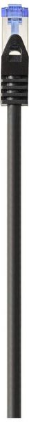 Produktbild: Renkforce RF-6830464 RJ45 Patchkabel CAT 6a S/FTP 5.00m Schwarz 1St.