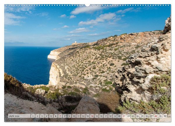 Produktbild: Malta - Wo Geschichte lebendig ist (Wandkalender 2026 DIN A2 quer), CALVENDO Monatskalender