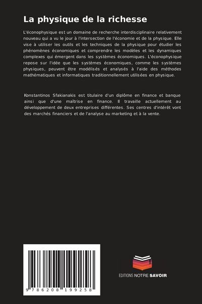 Produktbild: La physique de la richesse