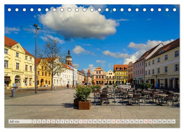 Produktbild: Cottbus Impressionen (Tischkalender 2026 DIN A5 quer), CALVENDO Monatskalender