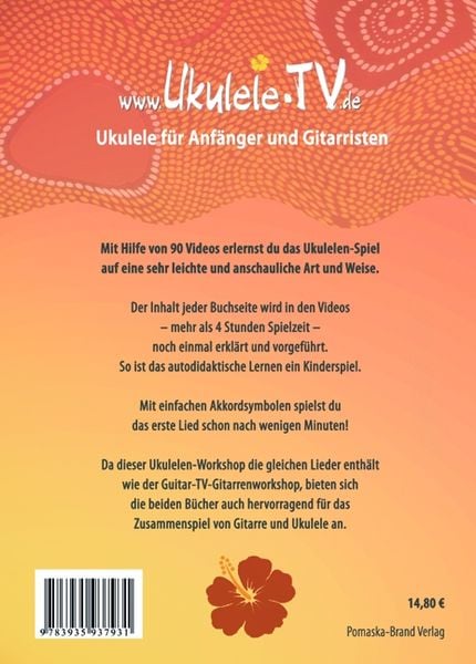 Ukulele-TV: Ukulelen-Schule ohne Noten mit DVD