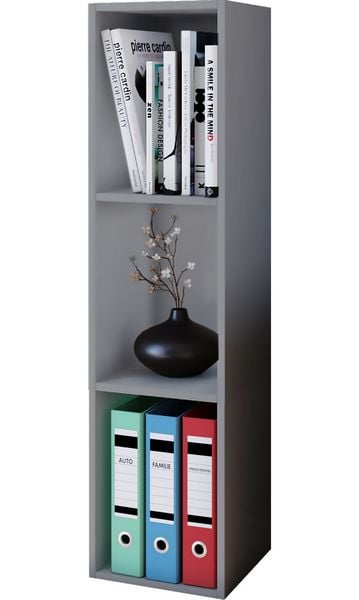 Produktbild: Holz Stand Regal Aufbewahrung Deko B&uuml;cher Mendas 3
