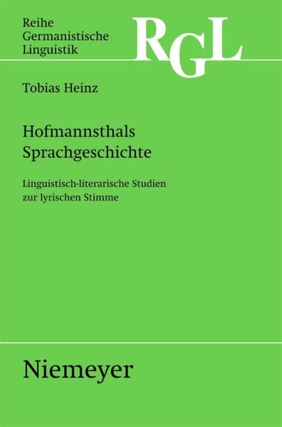 Produktbild: Hofmannsthals Sprachgeschichte