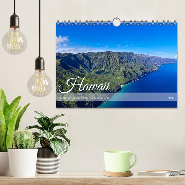 Produktbild: Hawaii - Eindr&uuml;cke von Big Island, Kauai & Oahu (Wandkalender 2026 DIN A4 quer), CALVENDO Monatskalender