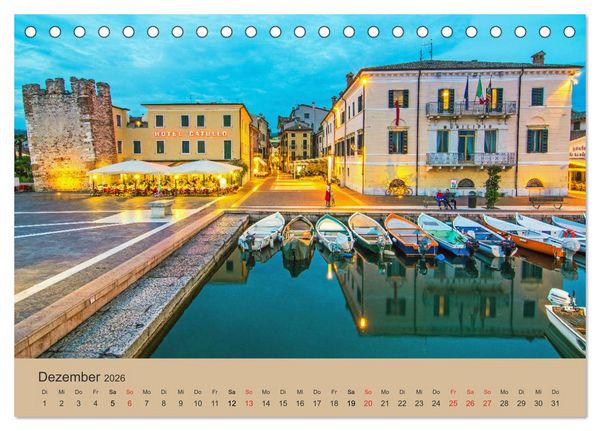 Produktbild: Gardasee - lago di Garda by Sascha Ferrari (Tischkalender 2026 DIN A5 quer), CALVENDO Monatskalender