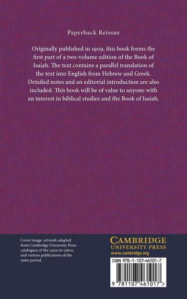 Produktbild: The Book of Isaiah According to the Septuagint