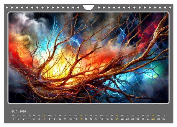 Produktbild: Energiefantasien (Wandkalender 2026 DIN A4 quer), CALVENDO Monatskalender
