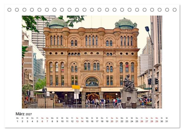 Produktbild: Sydney - beeindruckende Metropole (Tischkalender 2027 DIN A5 quer), CALVENDO Monatskalender
