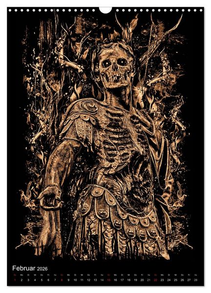 Produktbild: BLOODBOY/FEAR ILLUSTRATION (Wandkalender 2026 DIN A3 hoch), CALVENDO Monatskalender