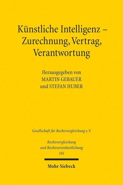 Produktbild: K&uuml;nstliche Intelligenz - Zurechnung, Vertrag, Verantwortung