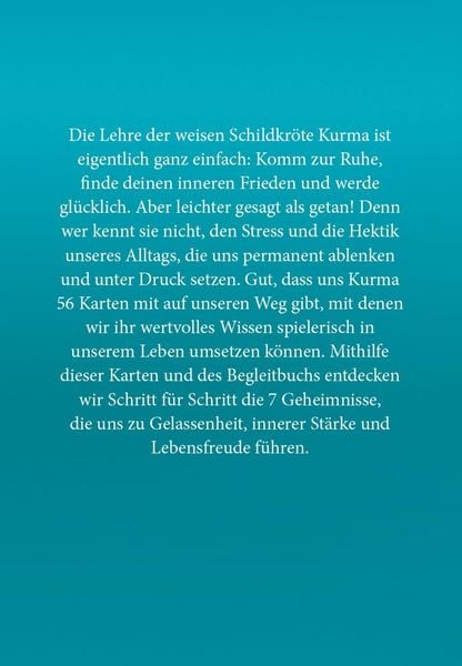 Produktbild: Die 7 Geheimnisse der Schildkr&ouml;te - Das Kartenset