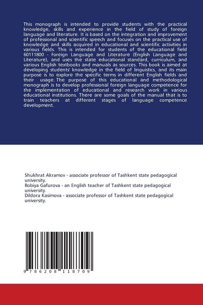 Produktbild: English for specific purposes