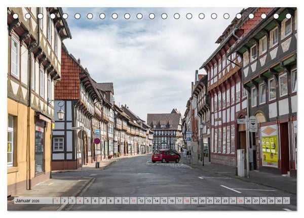Produktbild: Historisches Fachwerk - Stadt Einbeck (Tischkalender 2026 DIN A5 quer), CALVENDO Monatskalender