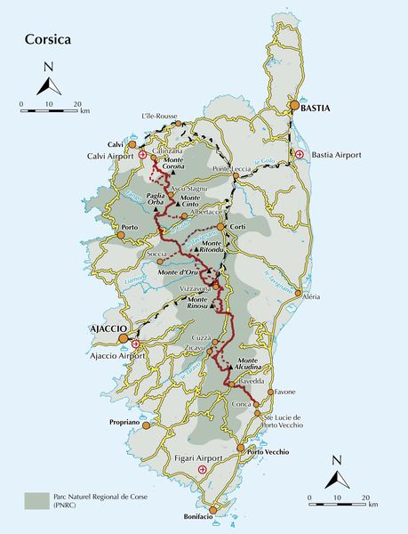 Produktbild: Trekking the GR20 Corsica