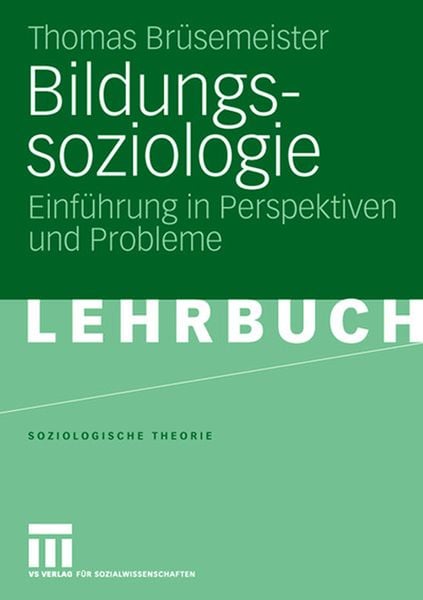 Produktbild: Bildungssoziologie