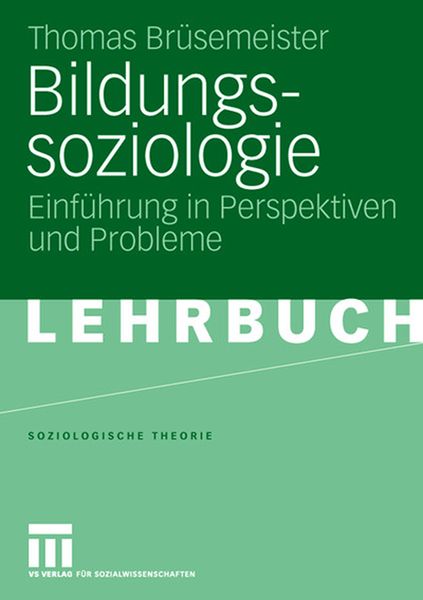 Produktbild: Bildungssoziologie