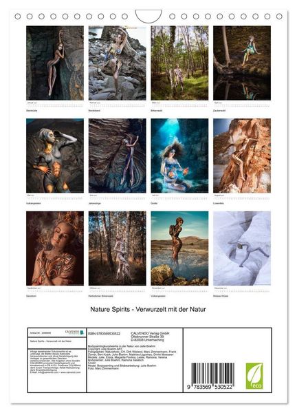 Produktbild: Nature Spirits - Verwurzelt mit der Natur (Wandkalender 2027 DIN A4 hoch), CALVENDO Monatskalender