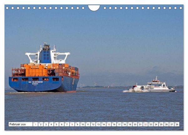 Produktbild: Die Nordsee zwischen Stade und Pellworm (Wandkalender 2026 DIN A4 quer), CALVENDO Monatskalender