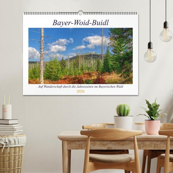 Produktbild: Bayer-Woid-Buidl (Wandkalender 2026 DIN A2 quer), CALVENDO Monatskalender