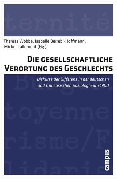 Produktbild: Die gesellschaftliche Verortung des Geschlechts