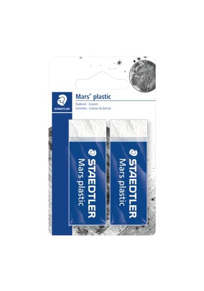 Produktbild: STAEDTLER Radierer Mars plastic phtalat und latexfrei, wei&szlig;, 2er Set