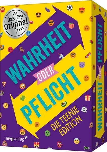 mvg Verlag Wahrheit oder Pflicht Teenieedition Partyspiel