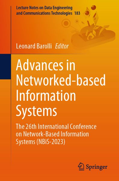 Produktbild: Advances in Networked-based Information Systems
