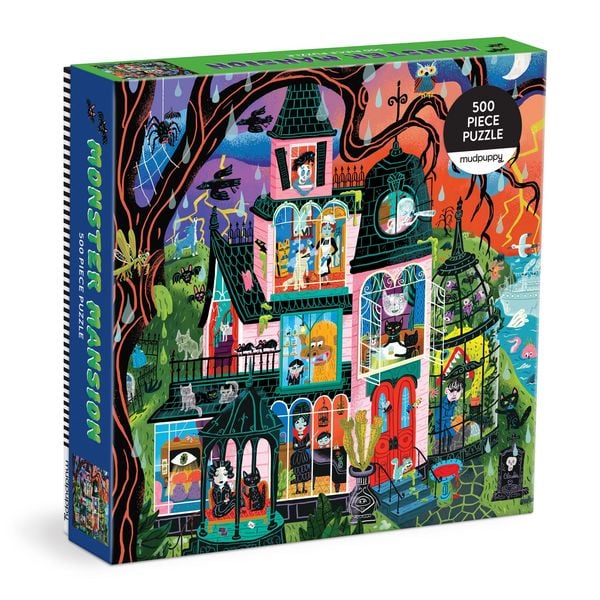 Produktbild: Monster Mansion 500 Piece Family Puzzle