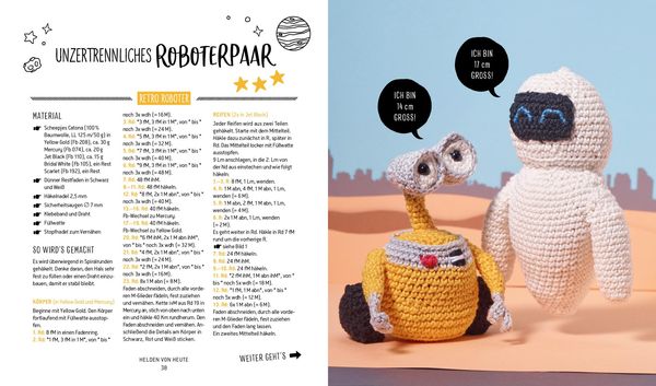 Produktbild: Helden der Kindheit &ndash; Das H&auml;kelbuch &ndash; Band 6