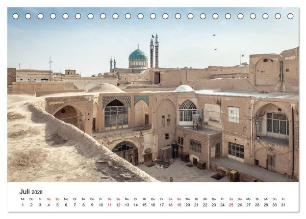 Produktbild: Rundreise Iran (Tischkalender 2026 DIN A5 quer), CALVENDO Monatskalender