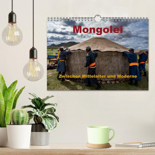 Produktbild: Mongolei - Zwischen Mittelalter und Moderne (Wandkalender 2026 DIN A4 quer), CALVENDO Monatskalender
