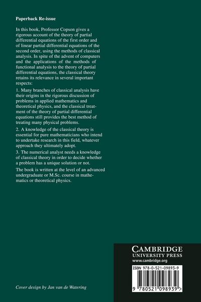 Produktbild: Partial Differential Equations