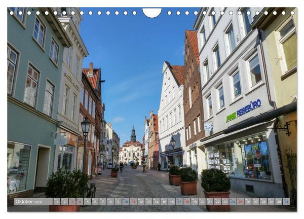 Produktbild: L&uuml;neburg - Eine mittelalterliche und romantische Hansestadt (Wandkalender 2026 DIN A4 quer), CALVENDO Monatskalender