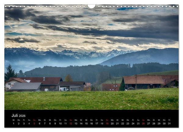 Produktbild: Allg&auml;uer Impressionen (Wandkalender 2026 DIN A3 quer), CALVENDO Monatskalender