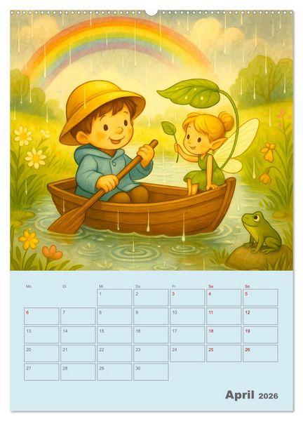 Produktbild: Tari und Tili (Wandkalender 2026 DIN A2 hoch), CALVENDO Monatskalender