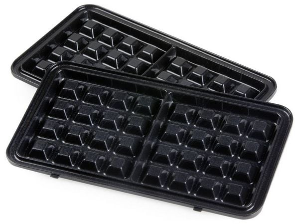 Produktbild: DOMO SANDWICH-WAFFEL-GRILL 3-IN-1 INKY BLACK Sandwichmaker Schwarz
