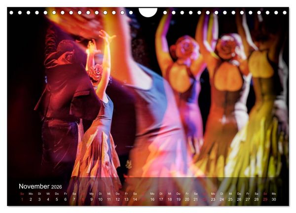 Produktbild: Flamenco - Tanz der Leidenschaft (Wandkalender 2026 DIN A4 quer), CALVENDO Monatskalender