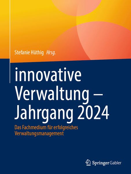 Produktbild: Innovative Verwaltung &ndash; Jahrgang 2024