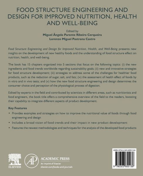 Produktbild: Food Structure Engineering and Design for Improved Nutrition, Health and Well-being