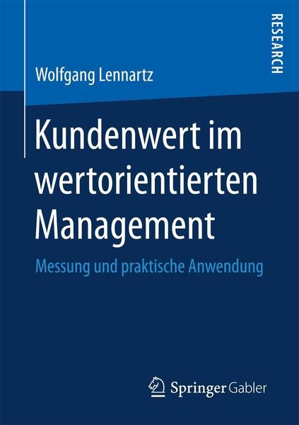 Produktbild: Kundenwert im wertorientierten Management